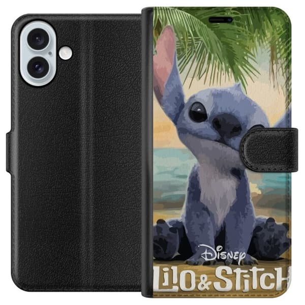 Apple iPhone 16 Plus Lompakkokotelo Rakastava – Sydämin & Kawaii-tunnelma