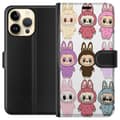 Pikkukuva 1 / 3: Apple iPhone 15 Pro Max Lompakkokotelo Labubu Pink Monster - Popkulttuuri Kawaii-kosketuksella
