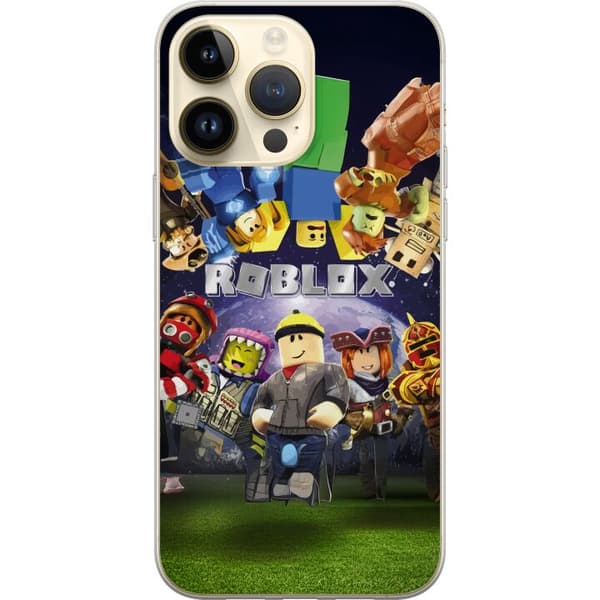 Apple iPhone 15 Pro Max Läpinäkyvä kuori Roblox Maailma - Pelaamisseikkailu Lapsille ja Nuorille