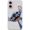 Pikkukuva 1 / 3: Apple iPhone 16 Läpinäkyvä kuori Stitch liikkeessä - Kawaii-suunnittelu faneille ja lapsille