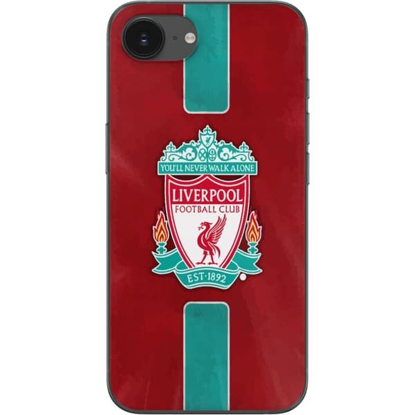 Apple iPhone 16e Gennemsigtig cover Liverpool FC - Klassisk Fodboldstolthed i Rødt
