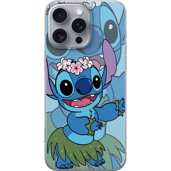 Apple iPhone 16 Pro Max Genomskinligt Skal Stitch under Stjärnorna – Magisk Anime-stil