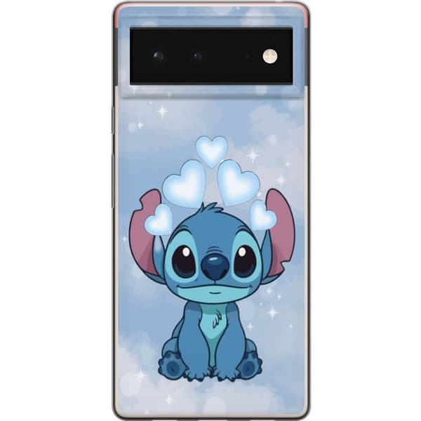 Google Pixel 6 Gjennomsiktig deksel Stitch Hoppande Gled - Morsomt Design for Gave