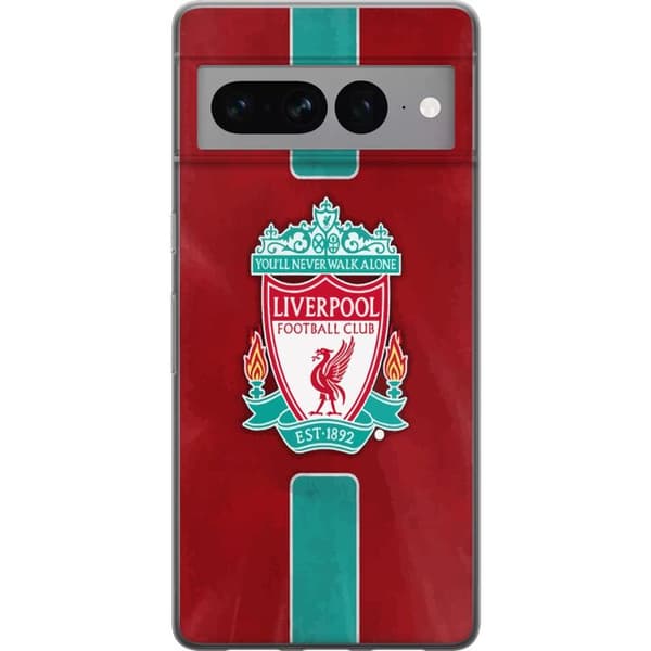 Google Pixel 7 Pro Gennemsigtig cover Liverpool FC - Klassisk Fodboldstolthed i Rødt