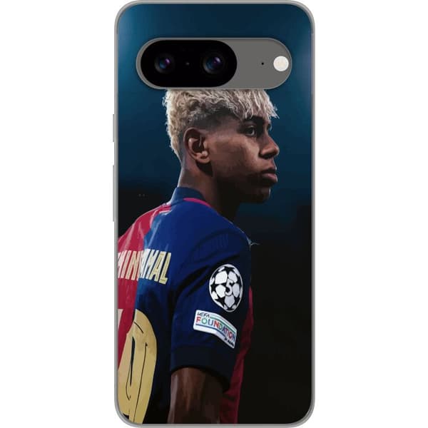 Google Pixel 8 Gjennomsiktig deksel Lamine Yamal - Barcelonas Wonderkid i Fokus