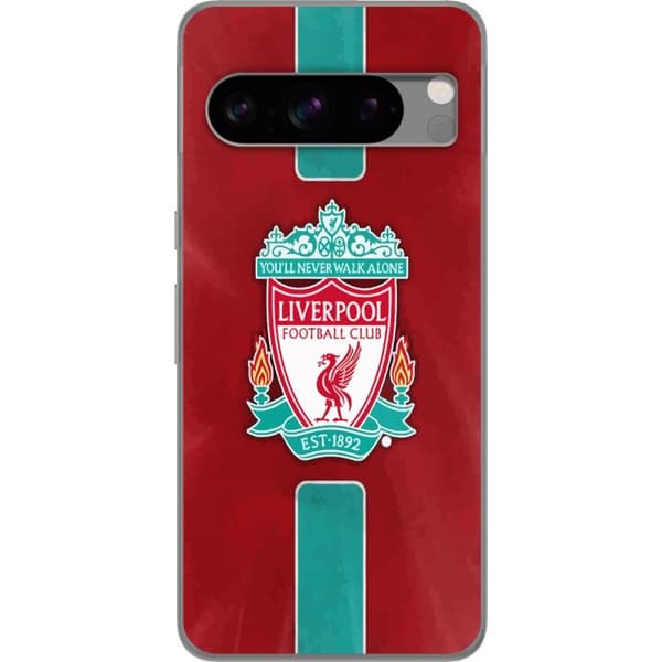 Google Pixel 8 Pro Gennemsigtig cover Liverpool FC - Klassisk Fodboldstolthed i Rødt