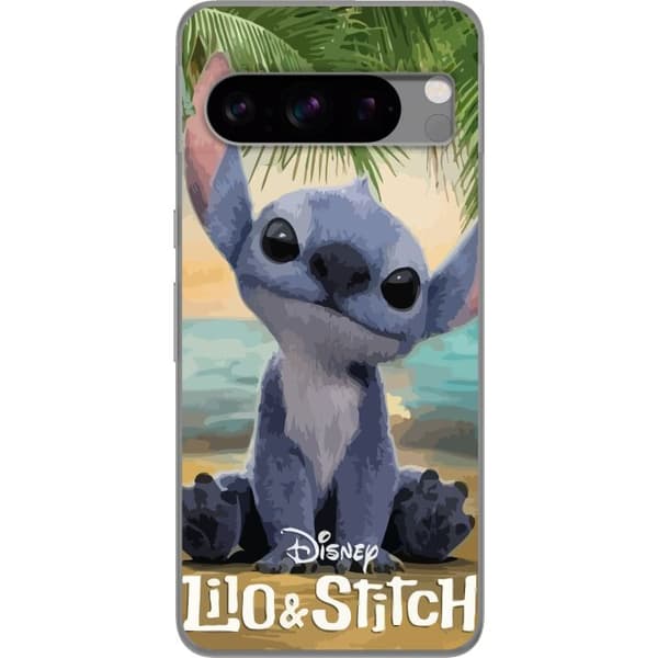 Google Pixel 8 Pro Genomskinligt Skal Stitch Kärleksfull – Med Hjärtan & Kawaii-känsla