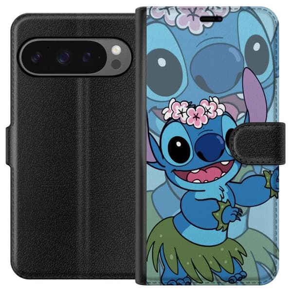 Google Pixel 9 Pro XL Tegnebogsetui Stitch under Stjernerne - Magisk Anime-stil