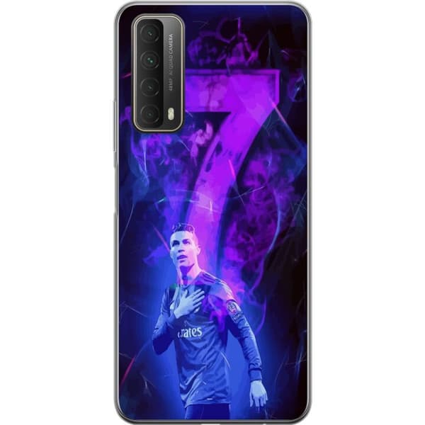 Huawei P smart 2021 Gennemsigtig cover Ronaldo 7 - Fodboldlegende i Handling for Fans