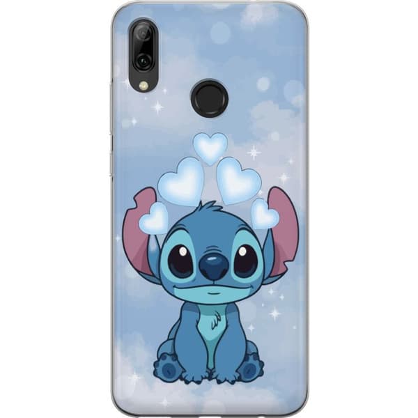 Huawei P smart 2019 Gennemsigtig cover Stitch Hoppende Glæde - Sjovt Design til Gave