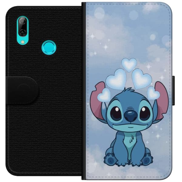 Huawei P smart 2019 Lommeboketui Stitch Hoppande Gled - Morsomt Design for Gave