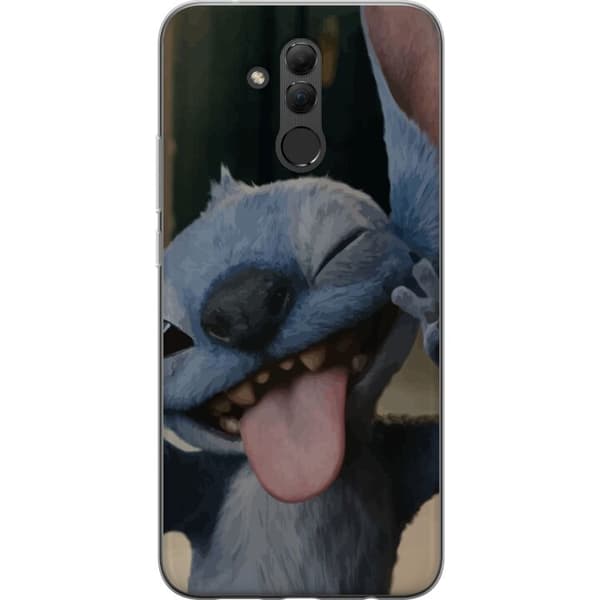Huawei Mate 20 lite Läpinäkyvä kuori Stitch Söpö Alien - Sininen Suosikki Ulkoavaruudesta
