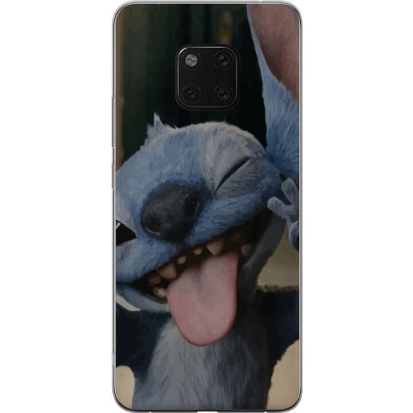 Huawei Mate 20 Pro Läpinäkyvä kuori Stitch Söpö Alien - Sininen Suosikki Ulkoavaruudesta