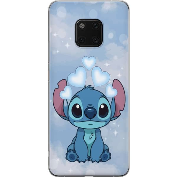 Huawei Mate 20 Pro Läpinäkyvä kuori Stitch Hyppäävä Ilo - Hauska Suunnittelu Lahjalle