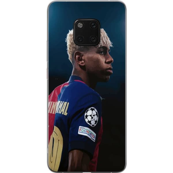 Huawei Mate 20 Pro Läpinäkyvä kuori Lamine Yamal - Barcelonan ihmelapsi fokuksessa