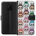Pikkukuva 1 / 3: Huawei Mate 20 Pro Lompakkokotelo Labubu Macaron Monster - Söpö Keräilyfiguuri Tyylillä