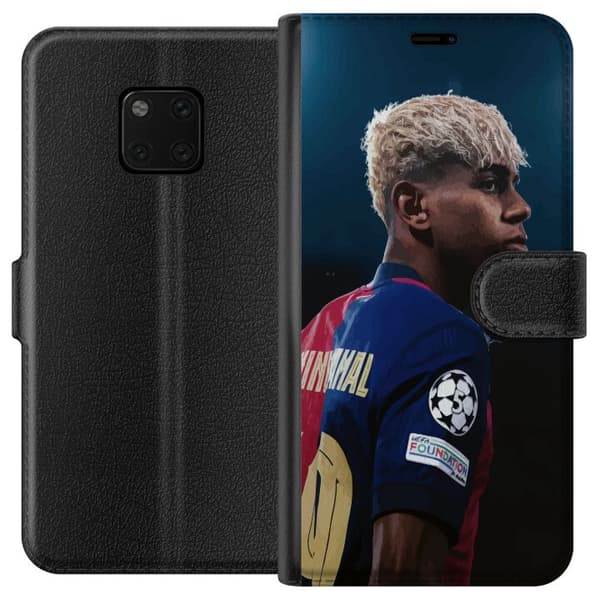 Huawei Mate 20 Pro Lompakkokotelo Lamine Yamal - Barcelonan ihmelapsi fokuksessa