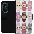 Miniatyrbild 1 av 3: Huawei nova 8 Pro Plånboksfodral Labubu Pink Monster – Popkonst med Kawaii-touch