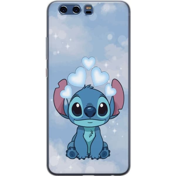 Huawei P10 Gennemsigtig cover Stitch Hoppende Glæde - Sjovt Design til Gave