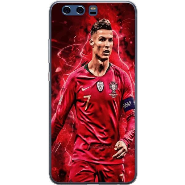 Huawei P10 Gjennomsiktig deksel Ronaldo Ferdigheter - CR7 Design for Ekte Supportere