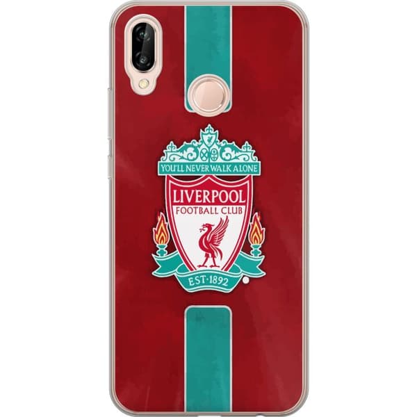 Huawei P20 lite Genomskinligt Skal Liverpool FC – Klassisk Fotbollsstolthet i Rött