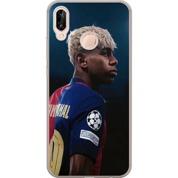 Huawei P20 lite Gjennomsiktig deksel Lamine Yamal - Barcelonas Wonderkid i Fokus