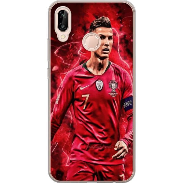 Huawei P20 lite Gennemsigtig cover Ronaldo Færdigheder - CR7 Design for Ægte Fans