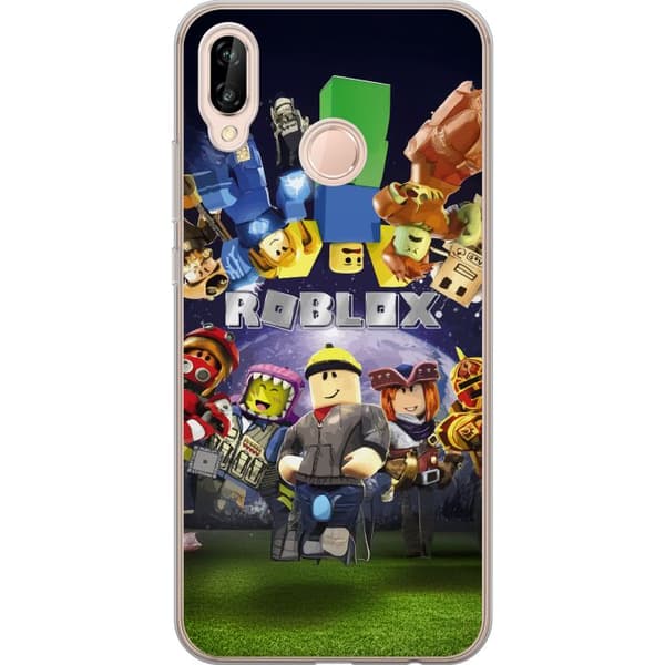Huawei P20 lite Gjennomsiktig deksel Roblox Verden - Spilleventyr for Barn og Ungdom