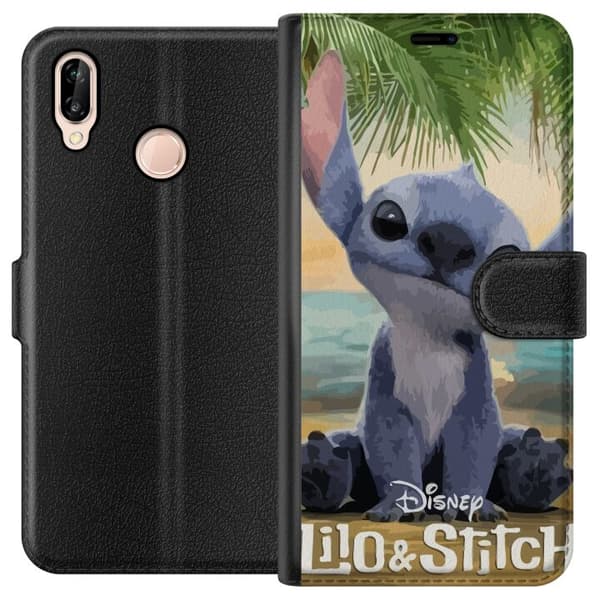 Huawei P20 lite Lompakkokotelo Rakastava – Sydämin & Kawaii-tunnelma