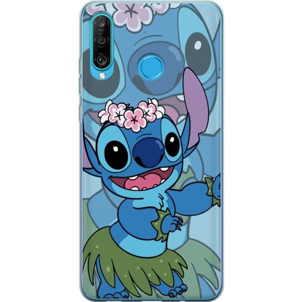 Huawei P30 lite Gjennomsiktig deksel Stitch under stjernene - Magisk Anime-stil