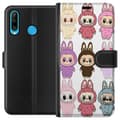 Miniatyrbilde 1 av 3: Huawei P30 lite Lommeboketui Labubu Pink Monster - Popkunst med Kawaii-touch