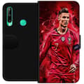 Miniatyrbilde 1 av 3: Huawei P40 lite E Lommeboketui Ronaldo Ferdigheter - CR7 Design for Ekte Supportere