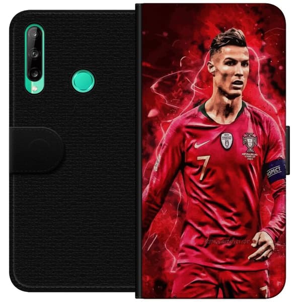 Huawei P40 lite E Lommeboketui Ronaldo Ferdigheter - CR7 Design for Ekte Supportere