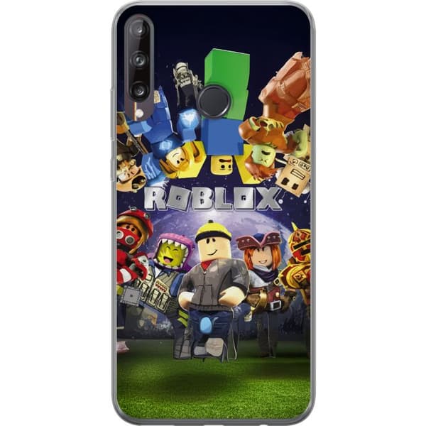 Huawei P40 lite E Gjennomsiktig deksel Roblox Verden - Spilleventyr for Barn og Ungdom