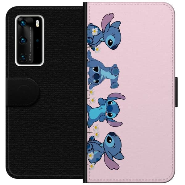 Huawei P40 Pro Lommeboketui  Stitch Ler & Leker – Perfekt for Mobildeksler eller Postere