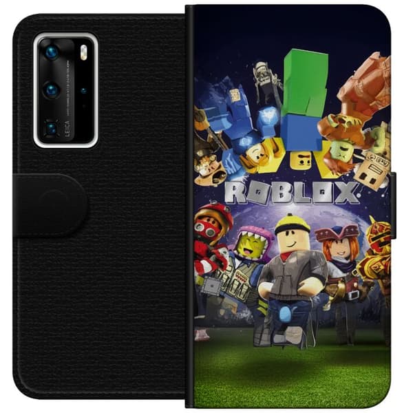 Huawei P40 Pro Plånboksfodral Roblox Värld – Gamingäventyr för Barn & Ungdomar