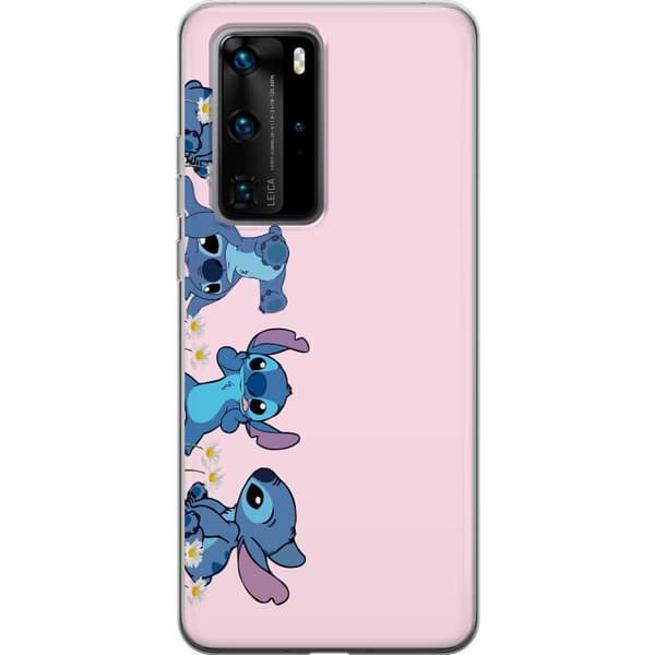 Huawei P40 Pro Gjennomsiktig deksel Stitch Ler & Leker – Perfekt for Mobildeksler eller Postere