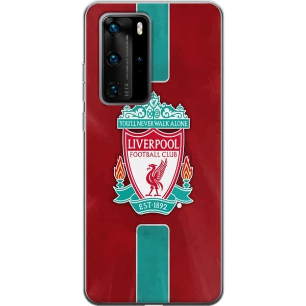 Huawei P40 Pro Genomskinligt Skal Liverpool FC – Klassisk Fotbollsstolthet i Rött