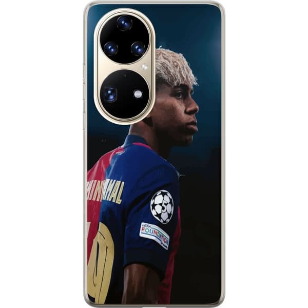 Huawei P50 Pro Gjennomsiktig deksel Lamine Yamal - Barcelonas Wonderkid i Fokus
