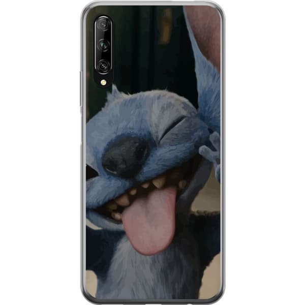 Huawei P smart Pro 2019 Genomskinligt Skal Stitch Söt Alien – Blå Favorit från Yttre Rymden