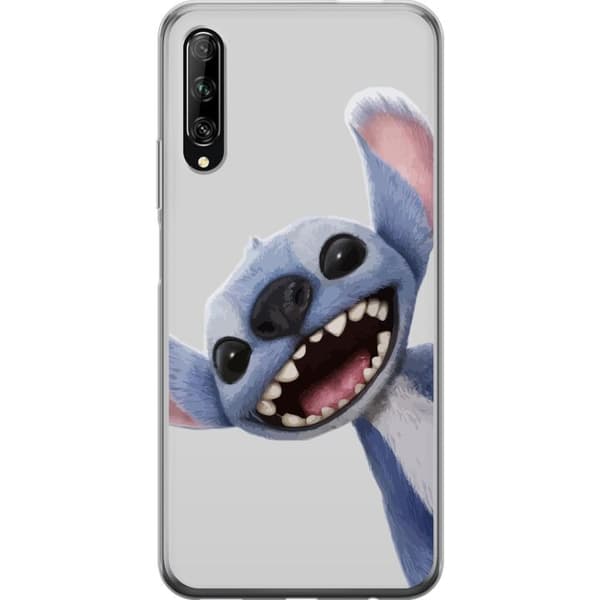Huawei P smart Pro 2019 Genomskinligt Skal Stitch i Fart – Kawaii Design för Fans & Barn