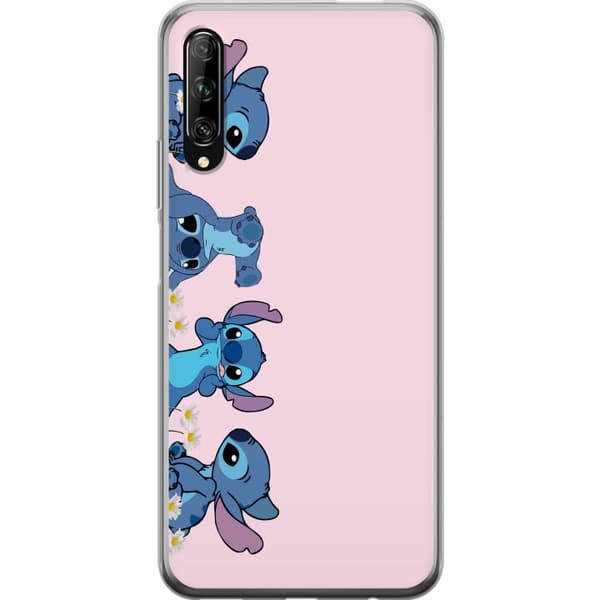 Huawei P smart Pro 2019 Genomskinligt Skal Stitch Skratt & Bus – Perfekt för Mobilskal eller Poster