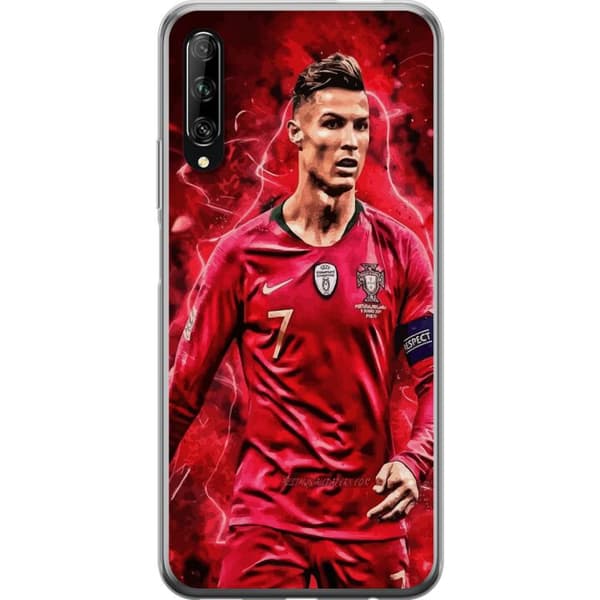 Huawei P smart Pro 2019 Gennemsigtig cover Ronaldo Færdigheder - CR7 Design for Ægte Fans