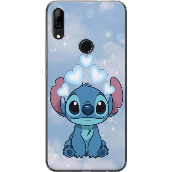 Huawei P Smart Z Genomskinligt Skal Stitch Hoppande Glädje – Rolig Design för Present