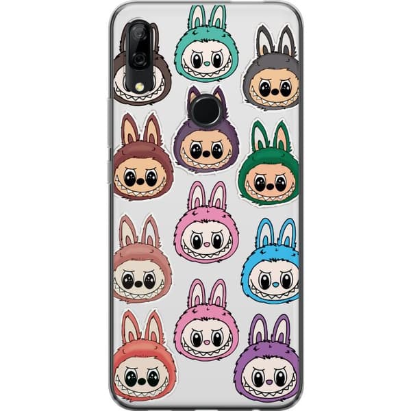 Huawei P Smart Z Gjennomsiktig deksel Labubu Macaron Monster - Søt Samlefigur med Stil