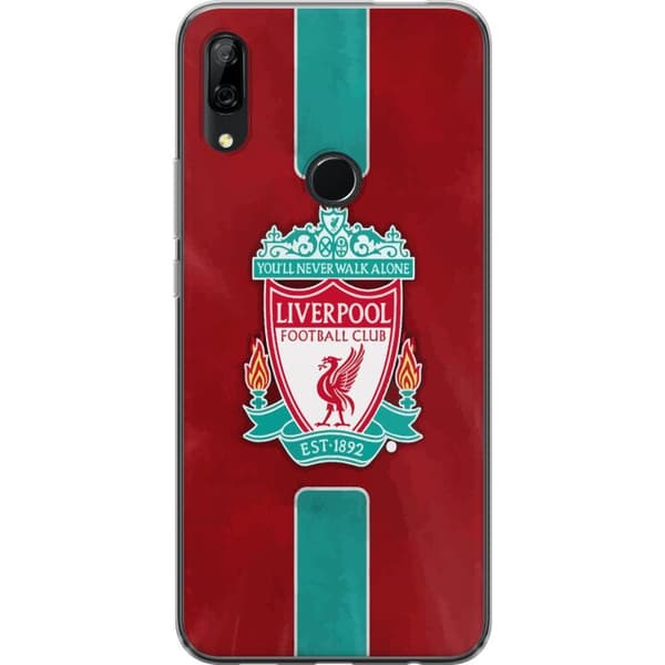 Huawei P Smart Z Gennemsigtig cover Liverpool FC - Klassisk Fodboldstolthed i Rødt