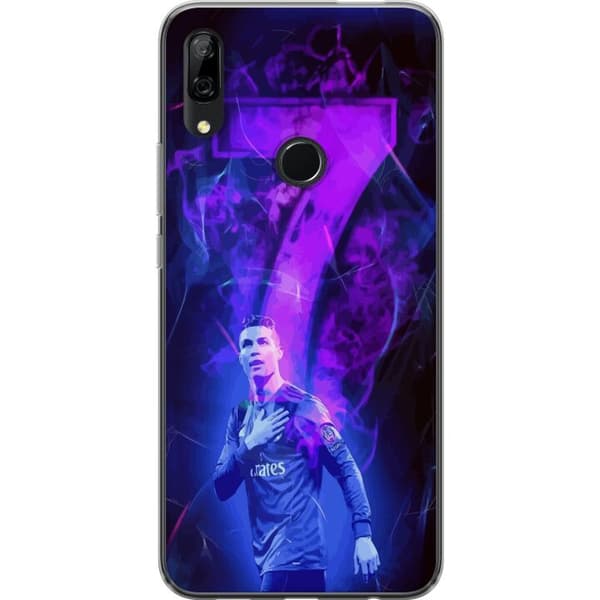 Huawei P Smart Z Gjennomsiktig deksel Ronaldo 7 - Fotballlegenden i Aksjon for Fans