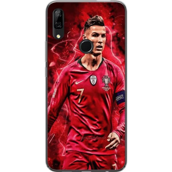 Huawei P Smart Z Gennemsigtig cover Ronaldo Færdigheder - CR7 Design for Ægte Fans