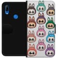 Miniatyrbilde 1 av 3: Huawei P Smart Z Lommeboketui Labubu Macaron Monster - Søt Samlefigur med Stil