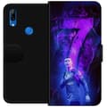 Miniatyrbillede 1 af 3: Huawei P Smart Z Tegnebogsetui Ronaldo 7 - Fodboldlegende i Handling for Fans